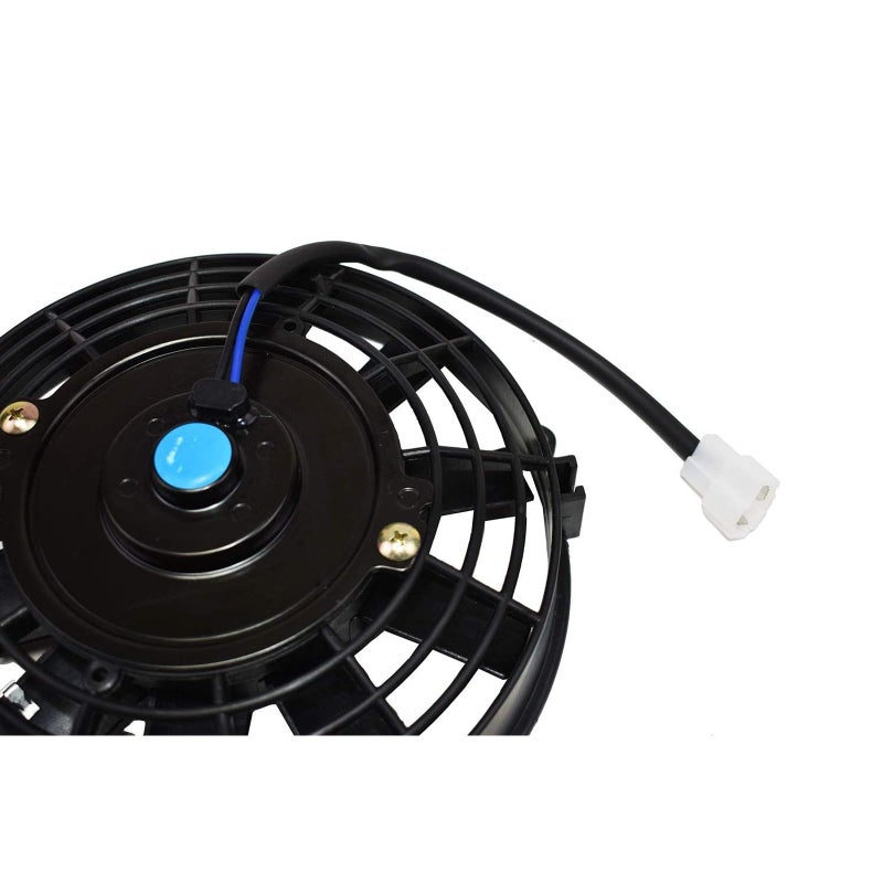 A-Team Performance Universal 8-Inch Radiator Cooling Fan Type 120021-12 V, Black - Reversible Blades & 1700 CFM Cooling Fan - Battery-Operated Portable Units for Garage & Bedroom - Image 3